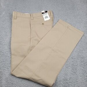 Dickies Mens 30x34 LP812DS‎ Industrial Work Pants Khaki Regular Fit